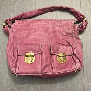 Marc Jacobs pink buckle bag